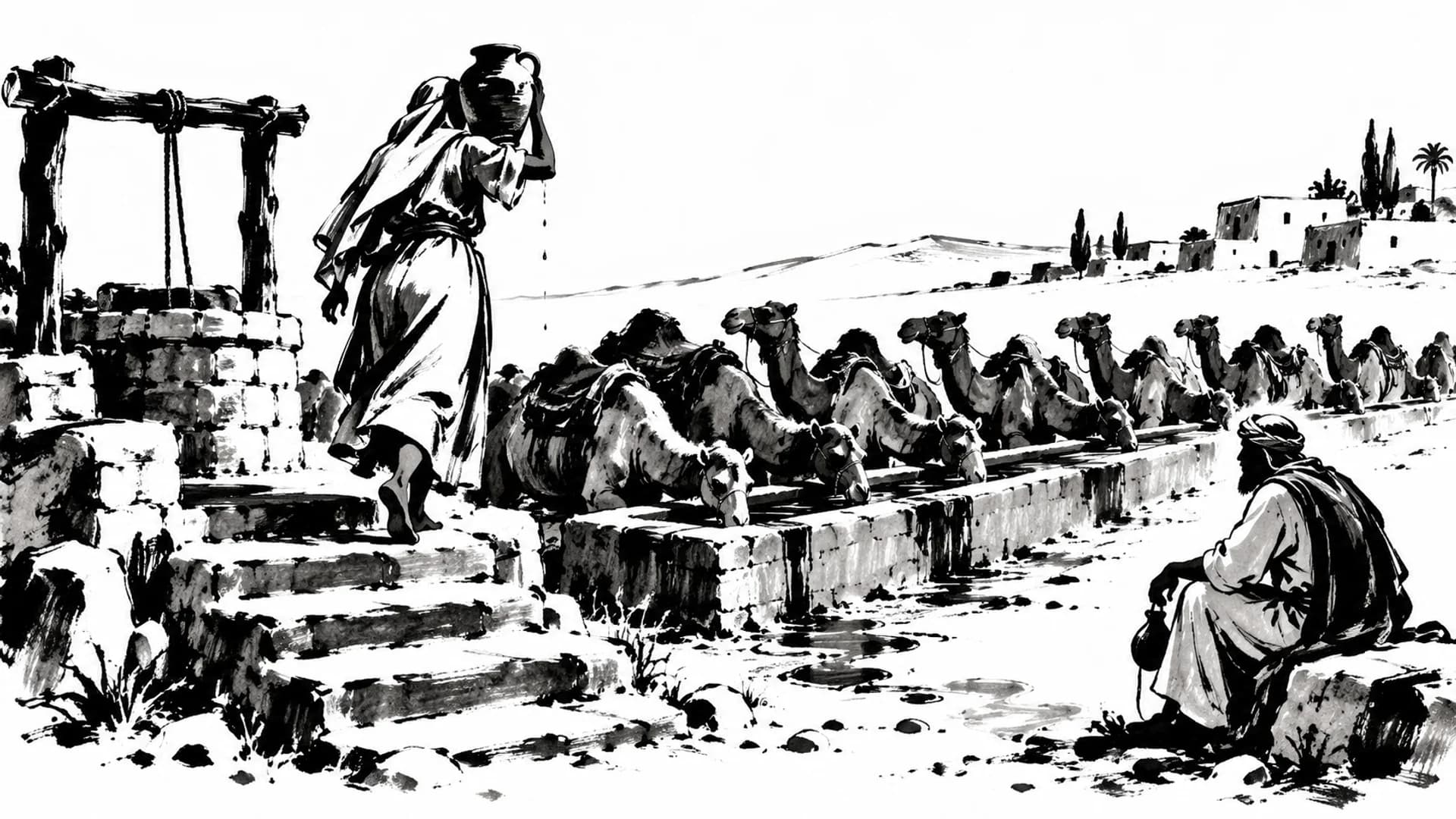 Look for the One Who Waters the Camels